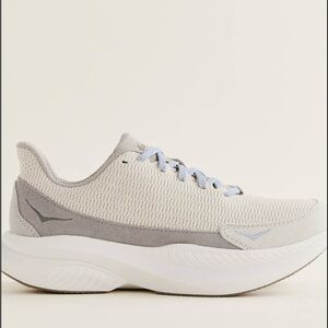 HOKA x Reformation Mach 6 LS Crochet, Flint Grey Rainy Day 7.5, pristine